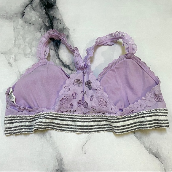 Lavender Lace Racerback Bralette - Picture 2 of 5